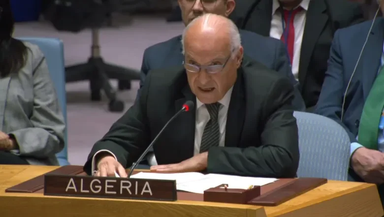 Algerian Foreign Minister Advocates for a Just Solution to the Palestinian Issue