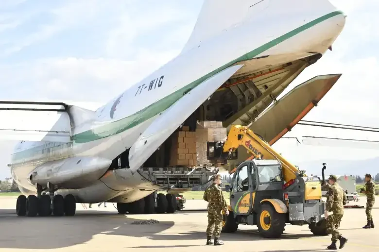 Algerian Aid Shipments Continue En Route to El Arish Airport