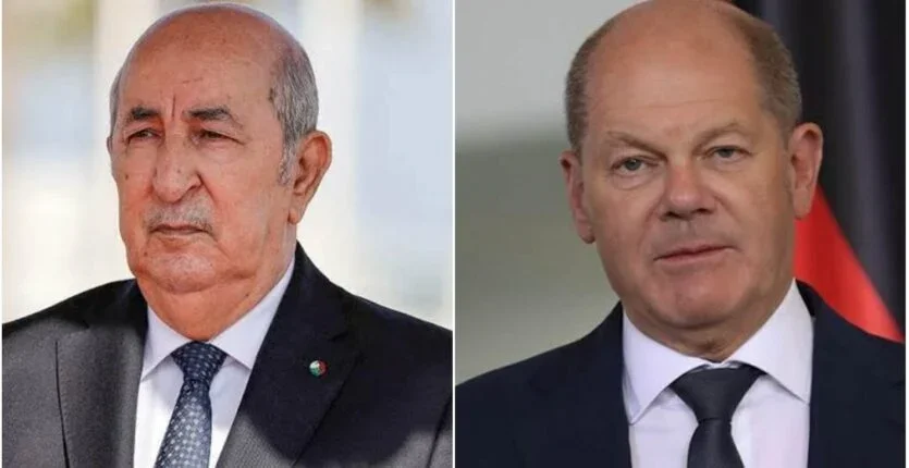 President Tebboune Receives Phone Calls from German Chancellor and Turkish President
