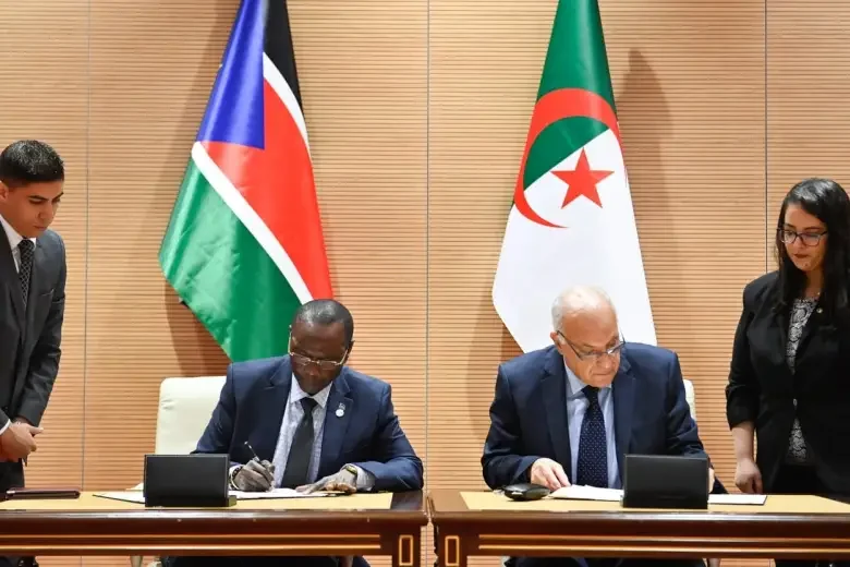 Algerian and South Sudanese Foreign Ministers Discuss Bilateral Cooperation at “Kimaks Africa 2023