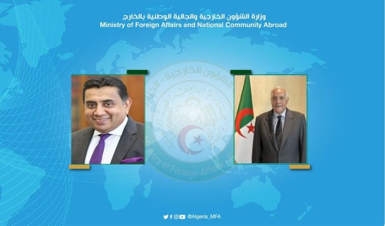 Algerian Foreign Minister Discusses Gaza Situation with UK State Minister amid Israeli Aggression