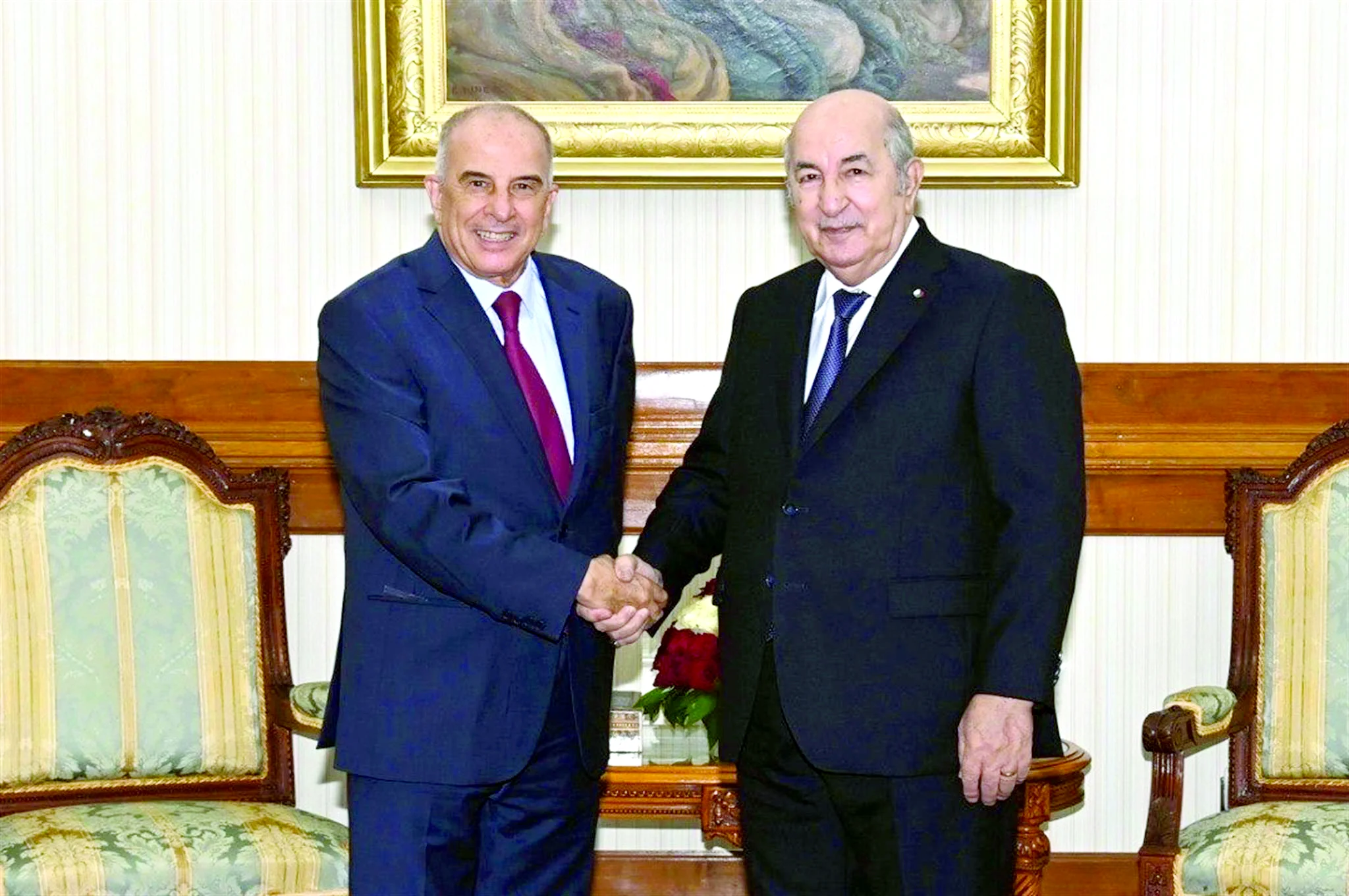 President Tebboune Meets UGTA’s New Secretary-General, Amar Takjout”