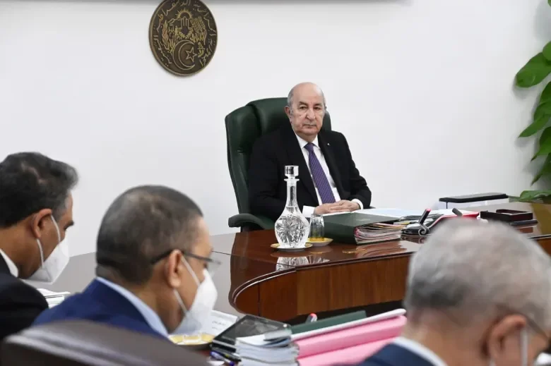 Algerian President Cabinet Meeting 2021