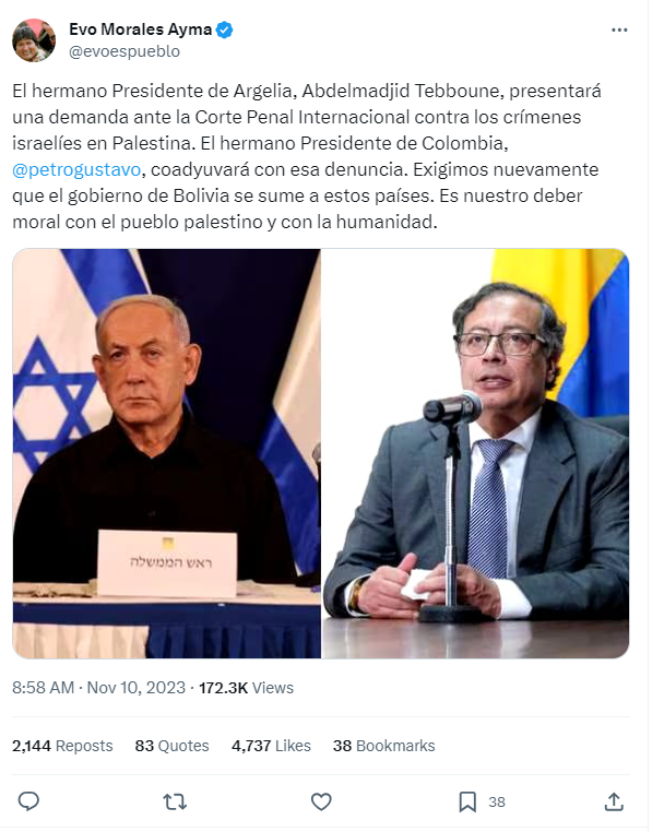 International Support for President Tebboune’s Initiative to Sue the Occupation
