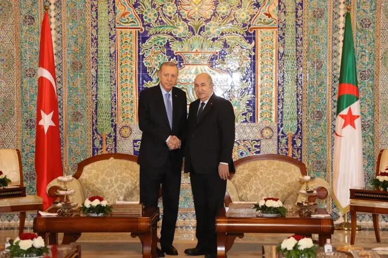 Erdogan Praises Algeria Palestinian Issue