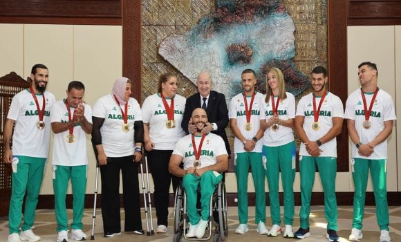 Paralympic Games in Paris: President Honors Algerian Champions