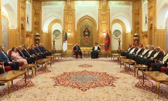 Sultan of Oman and Algerian President Lead Expanded Talks in Muscat