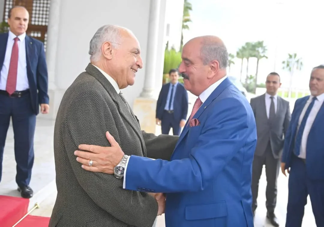 Tunisian Foreign Minister Mohamed Ali Nafti in Algeria