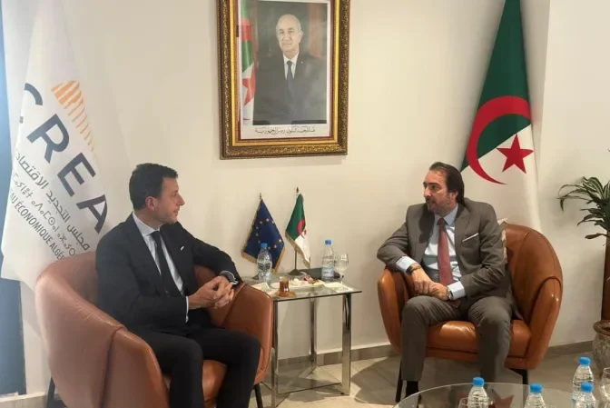 Algerian Economic Renewal Council Discusses Investment with EU Ambassador