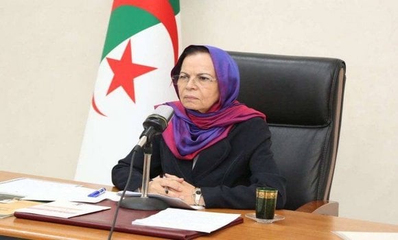 Algerian Senator Nawara Saadia Jaafar Participates in Conference on Palestinian Female Prisoners