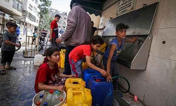 Human Rights Watch: Israeli Entity Deliberately Depriving Gaza Residents of Water Since October 2023