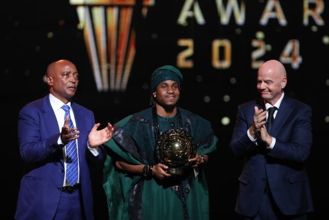 CAF Awards 2024: Ademola Lookman Named Best Player, Ivory Coast Best National Team