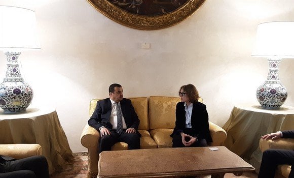 Minister Mohamed Arkab Meets with CEO of Italian Company Zhero in Rome