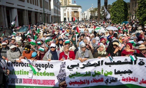 Morocco Ends 2024 with Protests Against Normalization and Betrayal of the Palestinian Cause