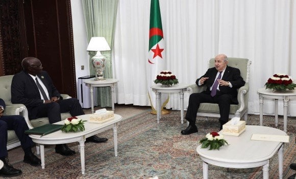 President of Algeria Receives Senegalese Minister of Armed Forces