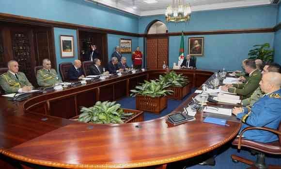 President Tebboune Chairs High Council of Security Meeting