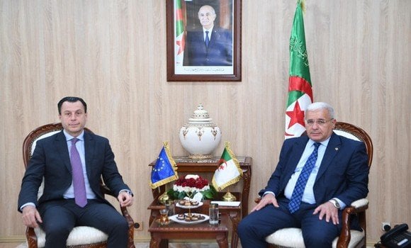 Bougali Receives Head of the European Union Delegation in Algeria