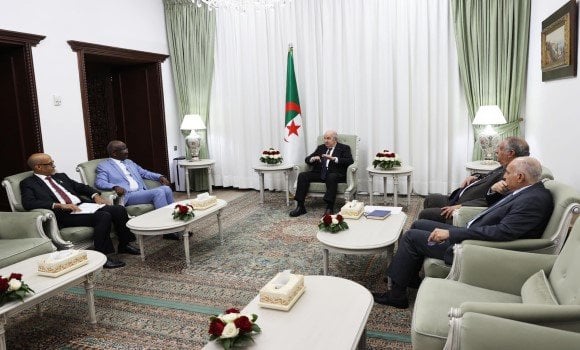 President Tebboune Receives Special Envoy of Mauritanian President