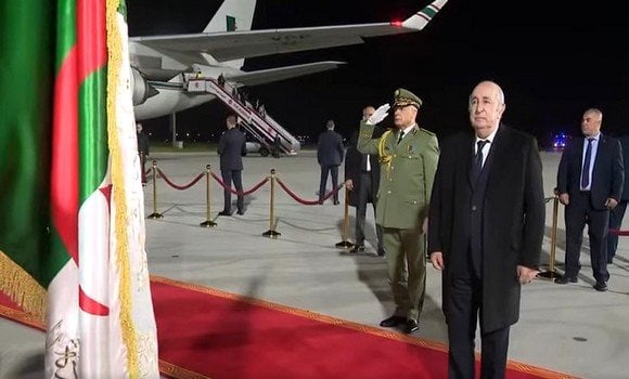 President Tebboune Returns to Algeria After Participating in the 38th African Union Summit