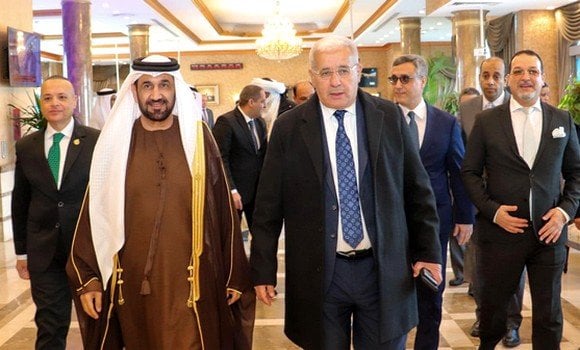 Bougali Received in Cairo by Chairman of the Arab Parliament