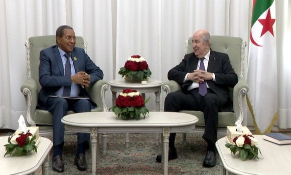 President Tebboune Receives Former Tanzanian President
