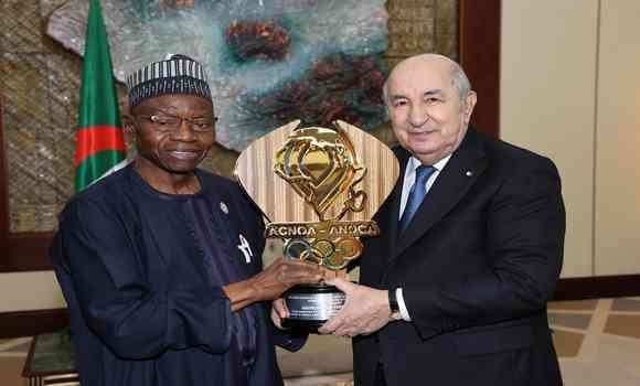 President Tebboune Honored with Gold Medal for Olympic and African Sporting Merit