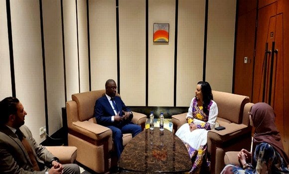 Haidawi Holds Talks in Addis Ababa with Ethiopian Minister of Women and Social Affairs