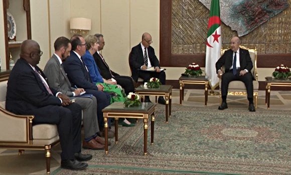 President Tebboune Receives Senior Advisor to the U.S. President for Africa and Middle East Affairs