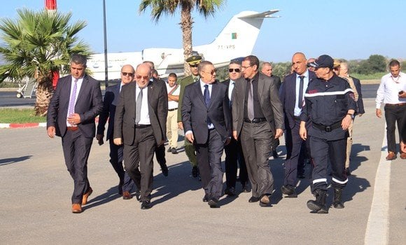 Merad Arrives in Jijel to Address the Civil Protection Plane Crash