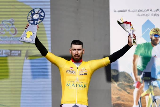 Cyclist Yacine Hamza Keeps Green Jersey in Poland