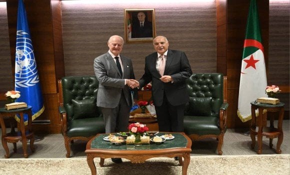 Attaf Receives UN Secretary-General’s Envoy for Western Sahara