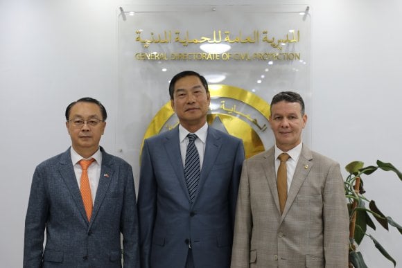 Chinese Delegation Visits Several Civil Protection Services in Algiers Province