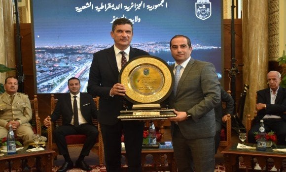 Minister and Governor of Algiers Mohamed Abdelnour Rabhi oversees ceremony honoring the capital’s football clubs crowned in the 2024-2025 season