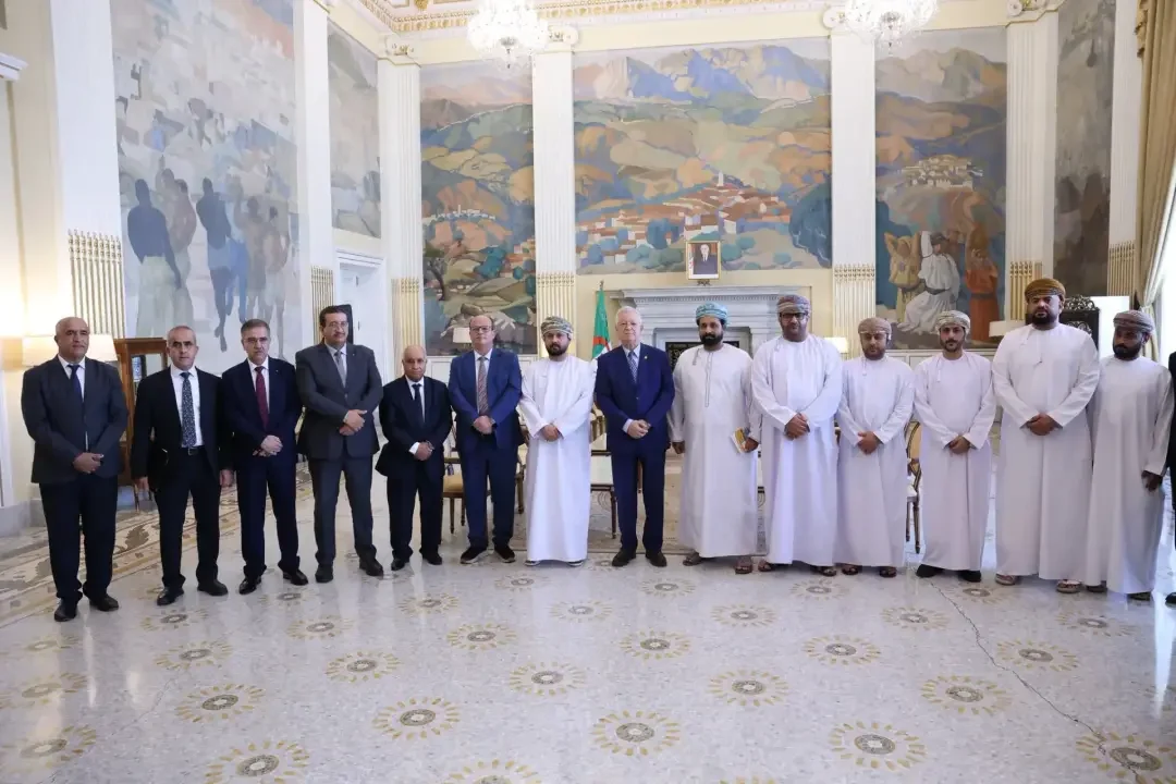 Naceri Welcomes Omani Shura Council Delegation to Algiers