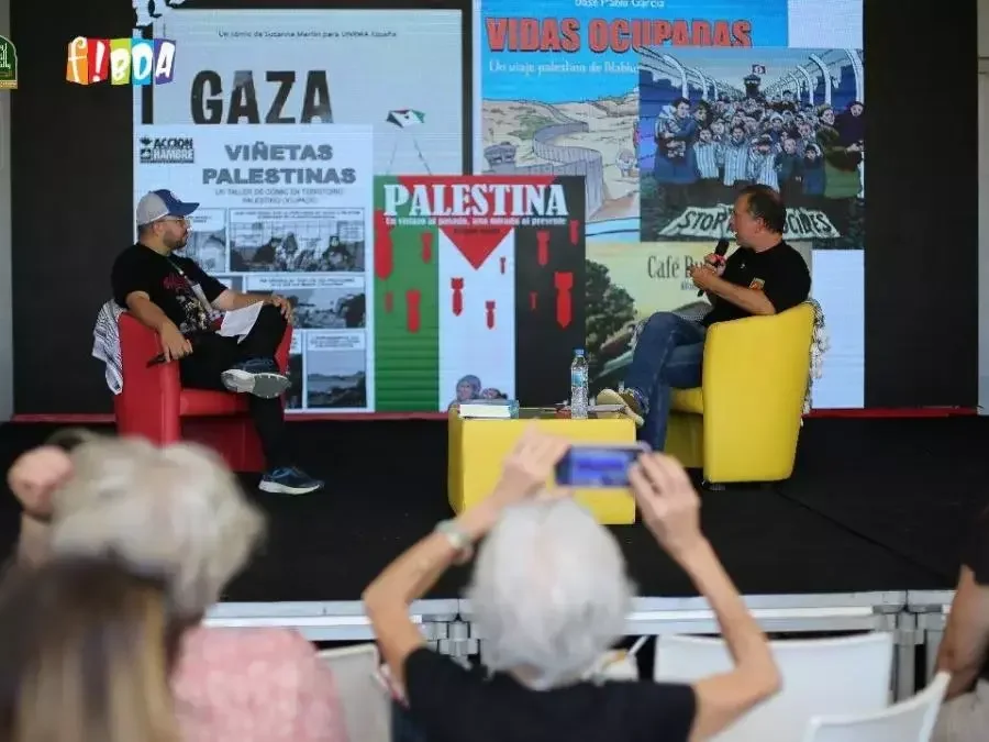 FIBDA 2025: Comic Strip Exhibition Depicts Palestinian People’s Resilience and Documents Their Memory