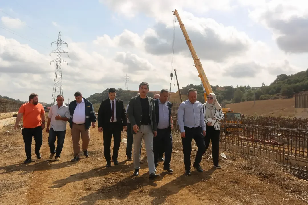 Rabehi Inspects Progress of Major Road Project Linking 5 July Interchange to Khraissia