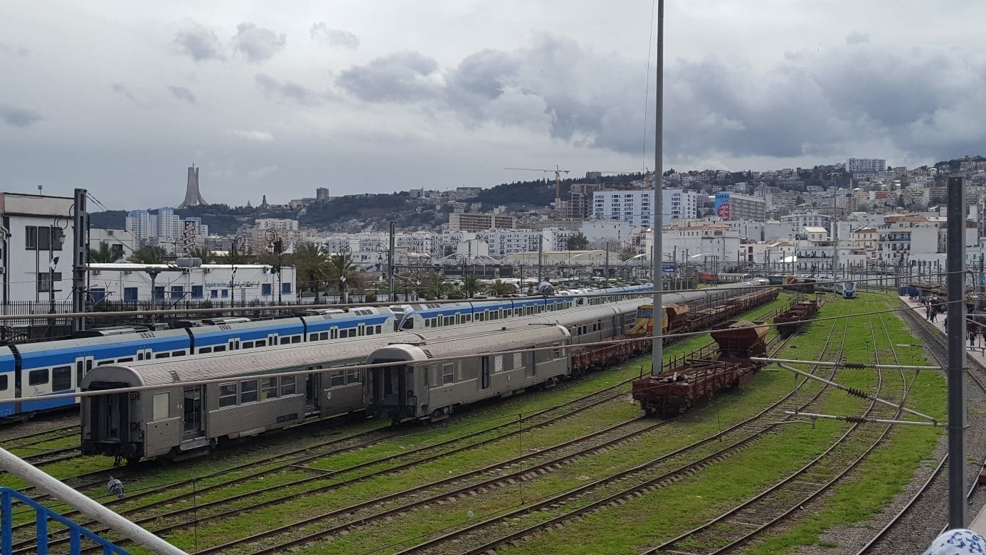 Train Derailment Disrupts Service at Agha Station in Algeria