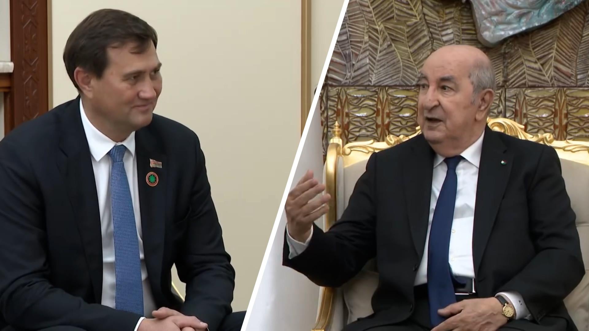 Algeria Strengthens Ties: President Tebboune Meets Belarus FM
