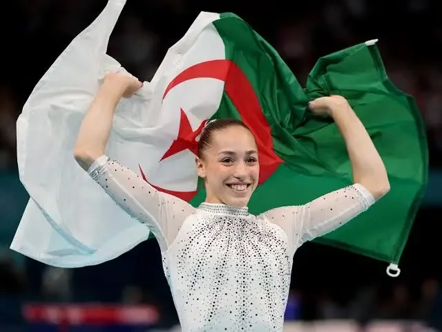 Algeria’s Kaylia Nemour Wins Gold and Silver at World Gymnastics!