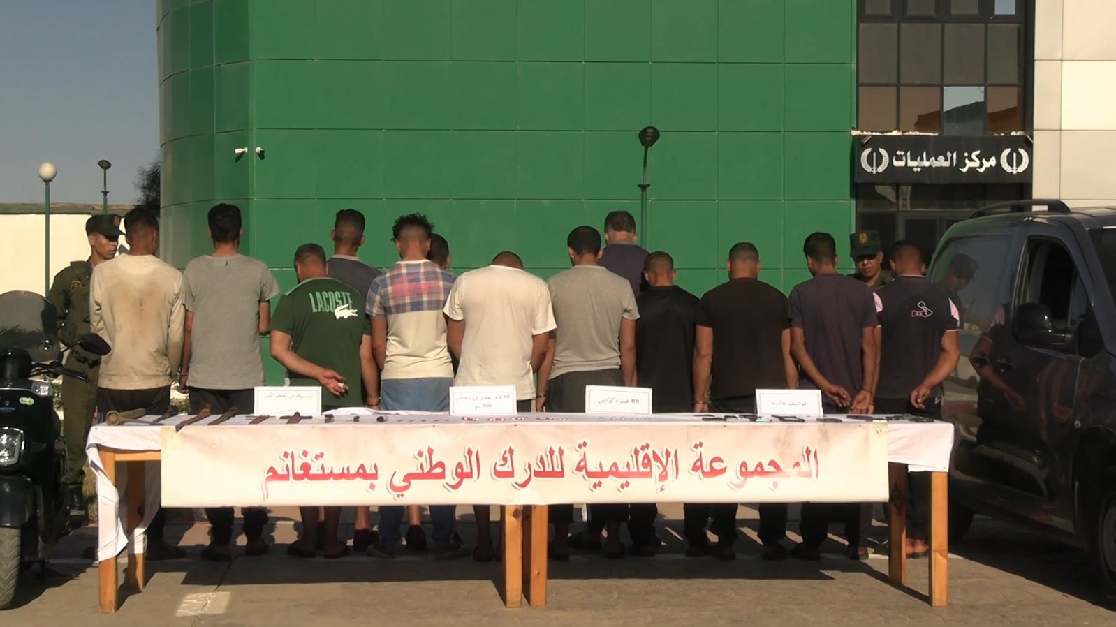Mostaganem: Drug Gang Busted, Drugs & Weapons Seized In a significant operation targeting organized crime
