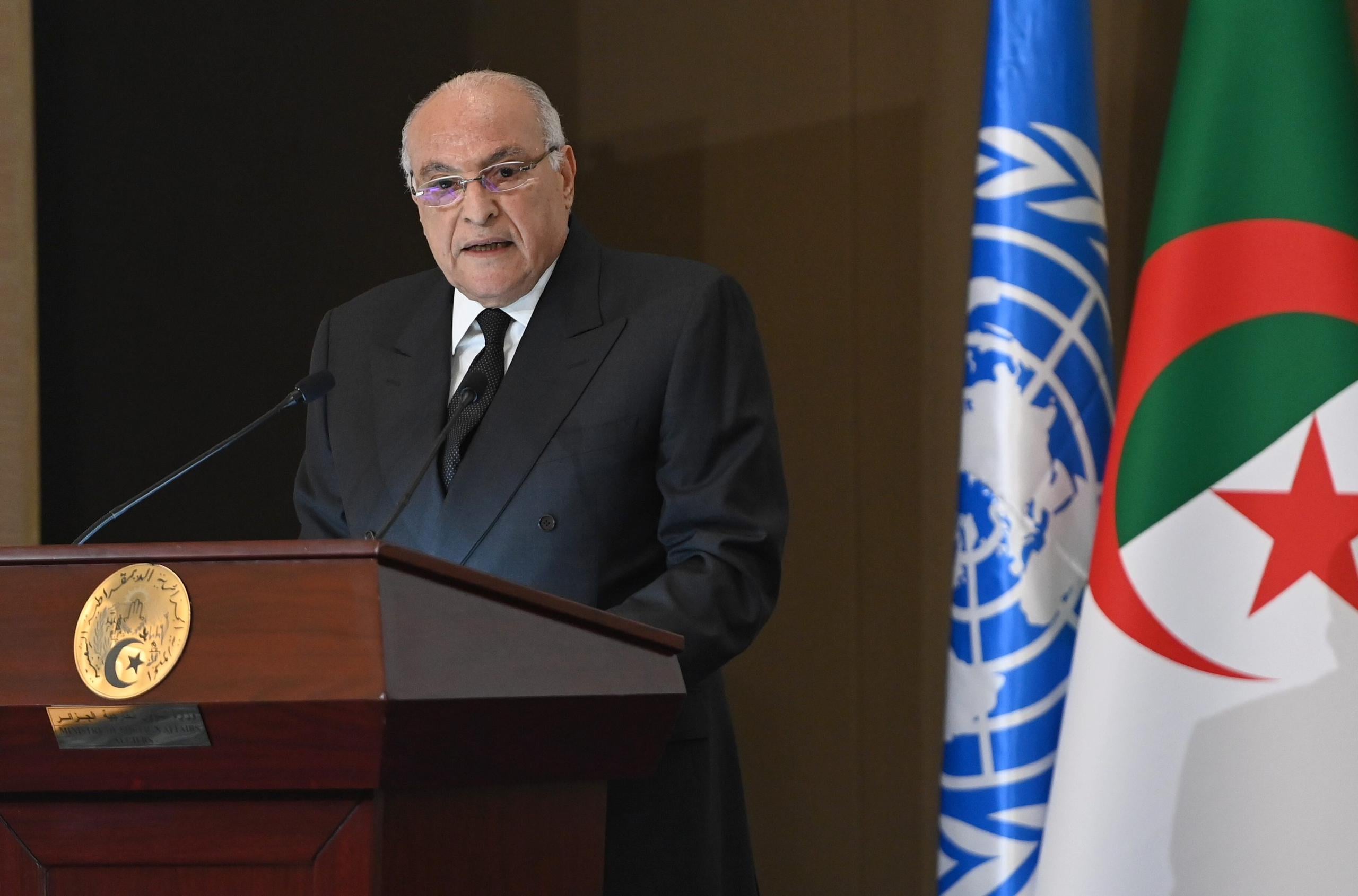 Minister Attaf Refutes Moroccan Claims on Western Sahara