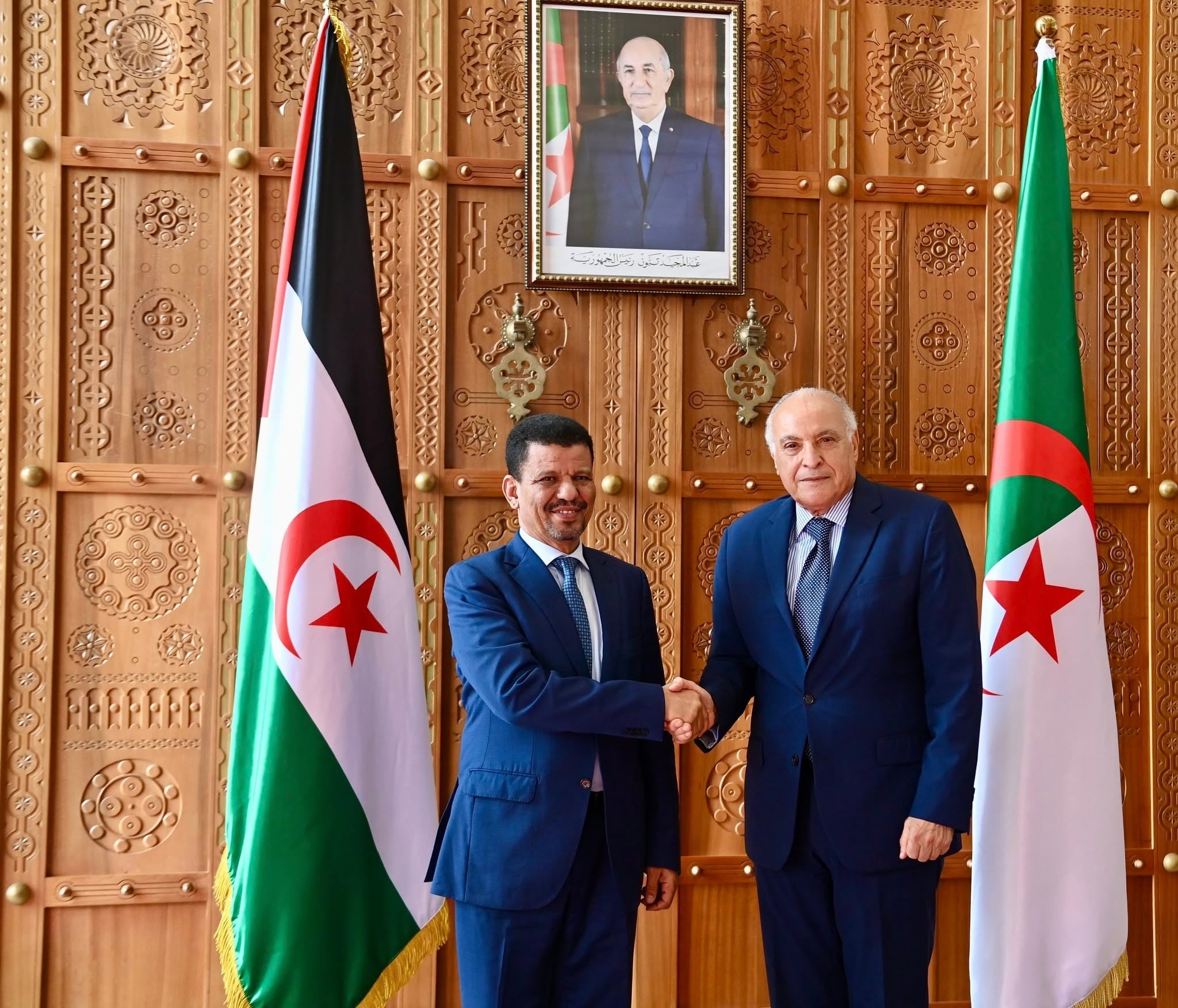 Minister Attaf Meets Sahrawi Counterpart, Discusses Western Sahara