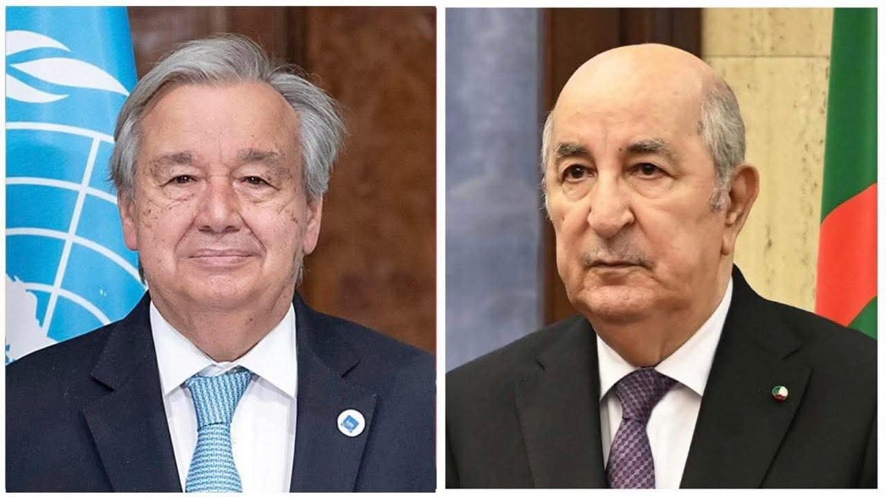 UN Secretary-General Guterres Congratulates Algeria on Anniversary of Independence Struggle