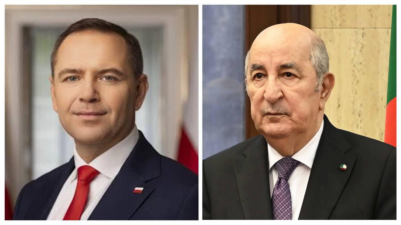 President Tebboune Receives Congratulatory Message from Polish Counterpart