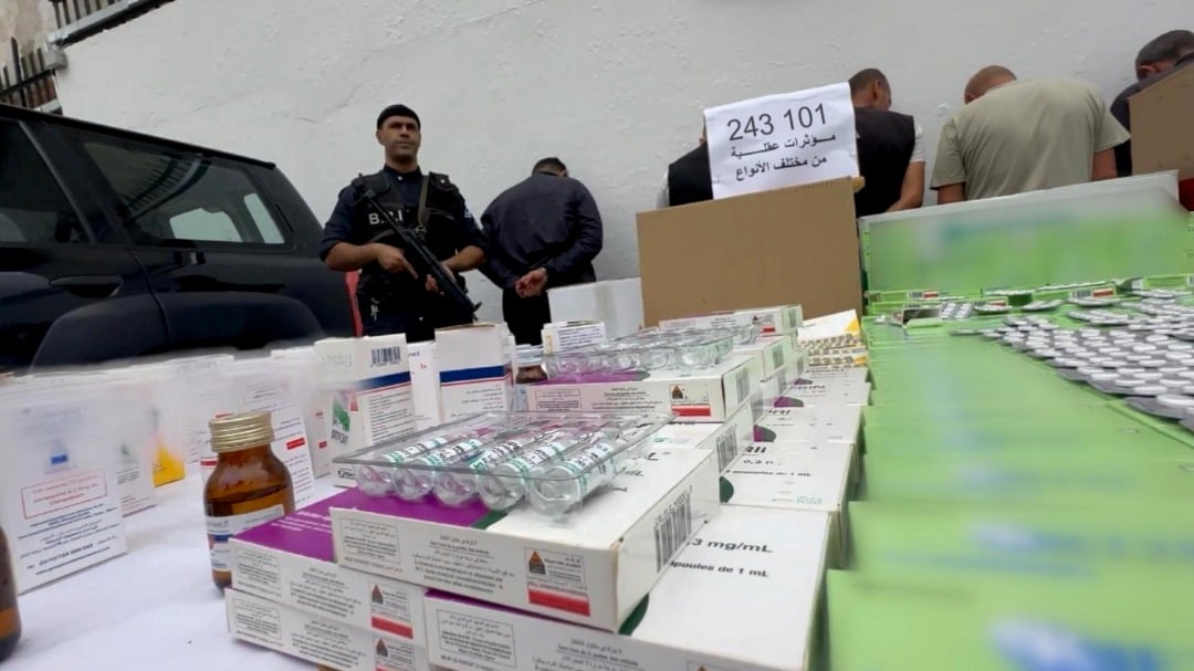 Blida Police Seize Over 243,000 Psychotropic Pills, Bust Criminal Network