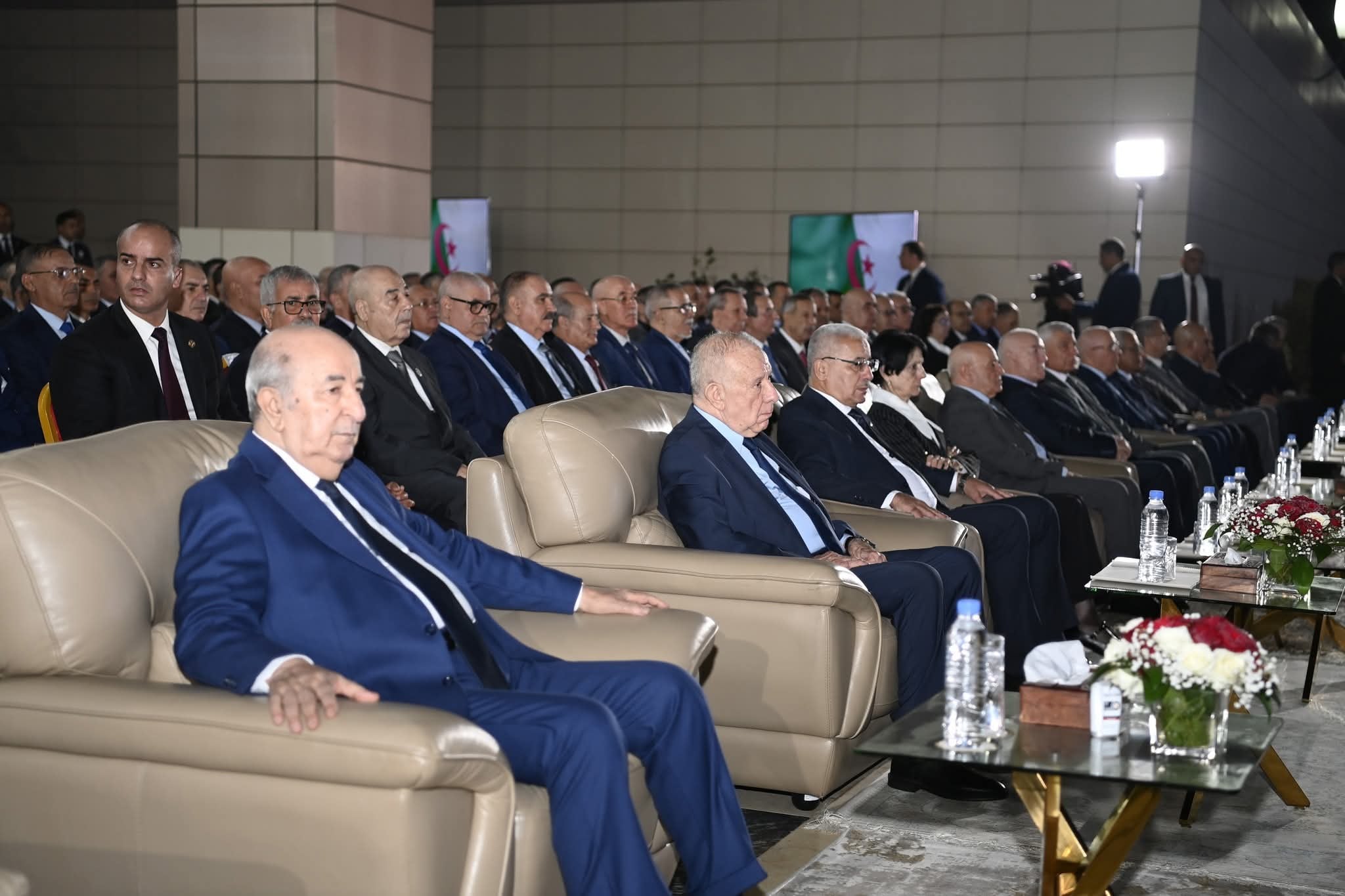 President Tebboune Hosts Reception at National Army Club
