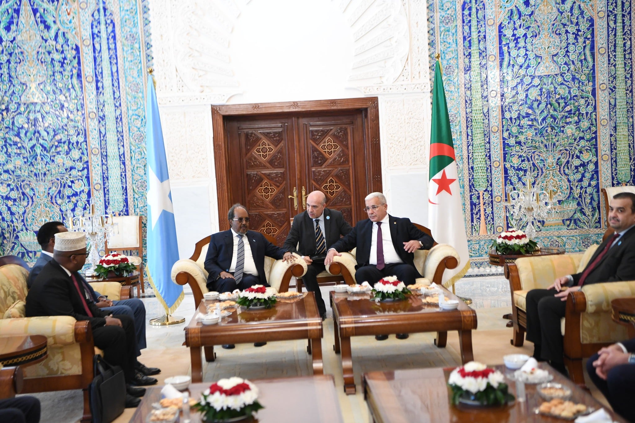 Somali President Hassan Sheikh Mohamud Arrives in Algeria