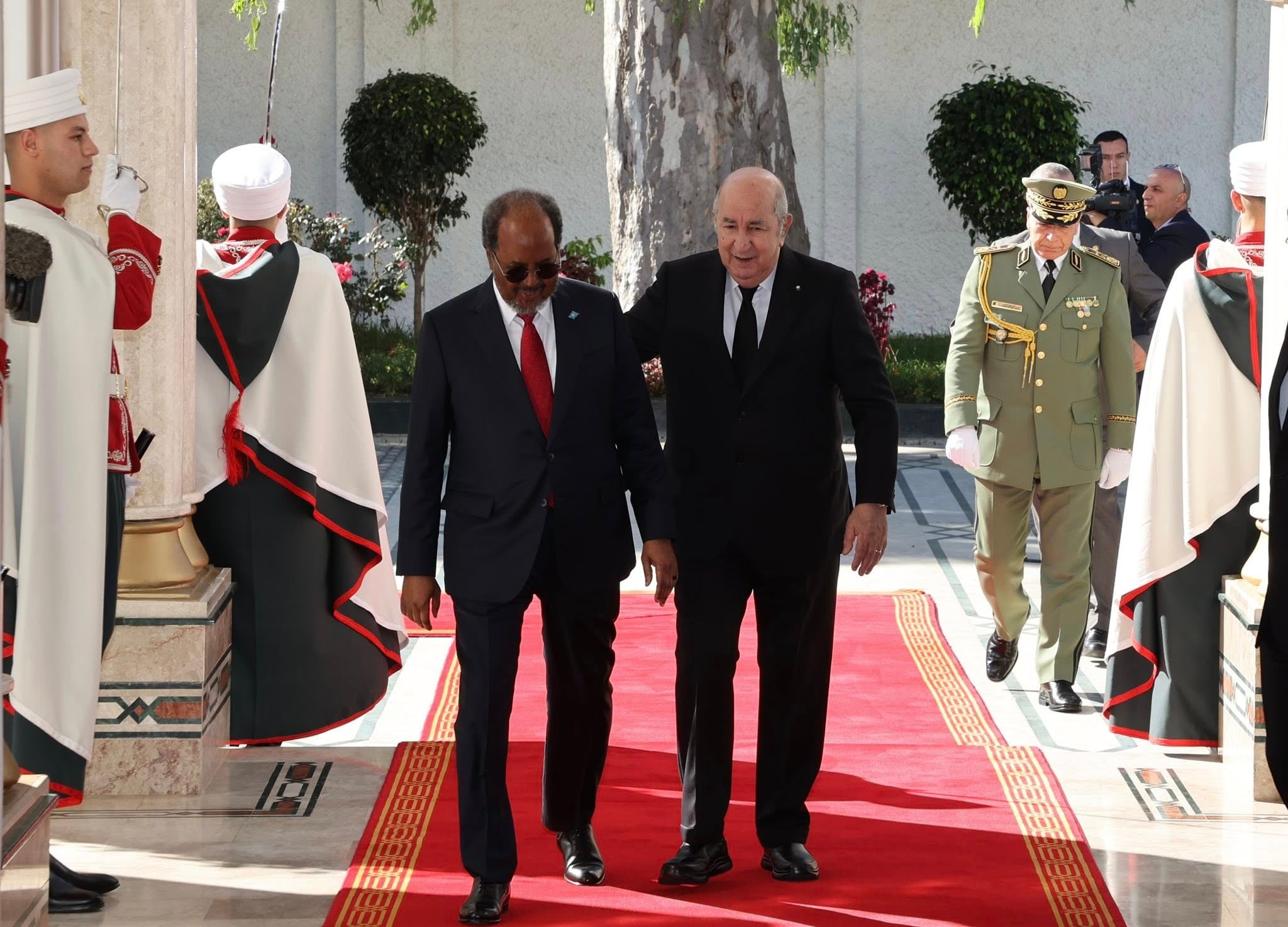 President Tebboune, Somali President Hold Bilateral Talks