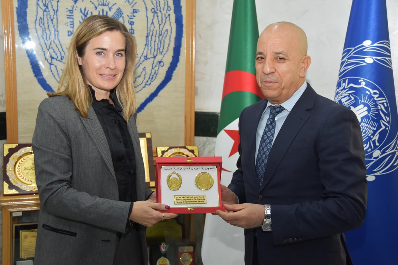 Director General Badawi Meets with INTERPOL Delegation