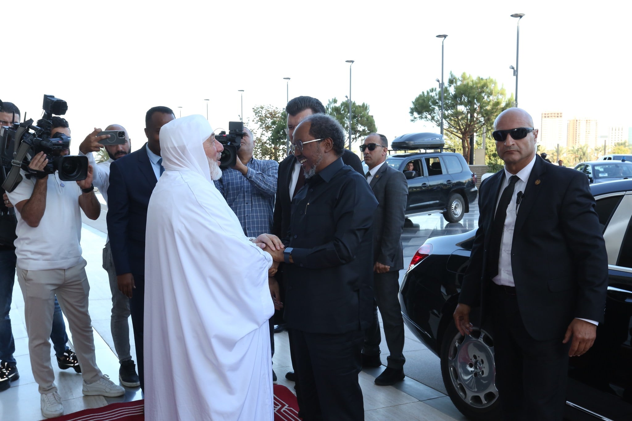 Somali President Visits Grand Mosque of Algiers